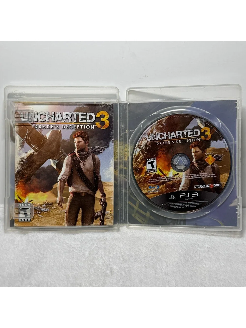 Uncharted 3 Drake's Deception PS3 PlayStation 3 Complete In Box